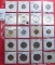 20-pocket plastic page with (20) different Egyptian Coins, some are BU.
