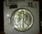 1940 S Walking Liberty Half Dollar, Brilliant Uncirculated.