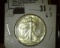 1943 D Walking Liberty Half Dollar, Super Brilliant.