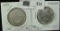 1958 & 1959 Canada Elizabeth II Silver Half-Dollar,