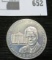 2002 Republic of Liberia $10 William Clinton Coin, BU with literature.