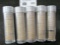 (250) approximately Old U.S. Wheat Cents including some WW II steel cents, all in plastic tubes.