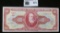 100 Cruzeiros Estampa 2A Serie 658A. Republic of the United States of Brazil Banknote with Ten Centa