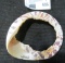 Ornate  Odd and curious Abalone Shell Bracelet Money from the Meo Tribe in Laos.