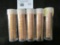 (2) 1975 D & (3) 77 P Gem BU Solid date rolls of Lincoln Cents stored in plastic tubes.