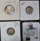 1926 S Mercury Dime; 1961 P Proof Roosevelt Dime; & 2005 S Proof Roosevelt Dime.