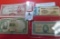 Group of (6) Old Foreign Banknotes including  Uncirculated Set of Chinese notes, a Japanese Occupati