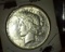 1925 P U.S. Peace Silver Dollar very attractive.