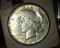 1928 S U.S. Peace Silver Dollar, attractive.