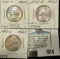 1941 D, 42 D, & 47 S Full Steps BU Jefferson Nickels.