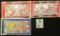 2002 Denver Mint Set; 2003 Philadelphia Mint Set; & 2005 Denver Mint Set, all in original cellophane