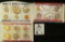 1968, 72, & 75 U.S. Mint Sets in original cellophane and envelopes as issued.