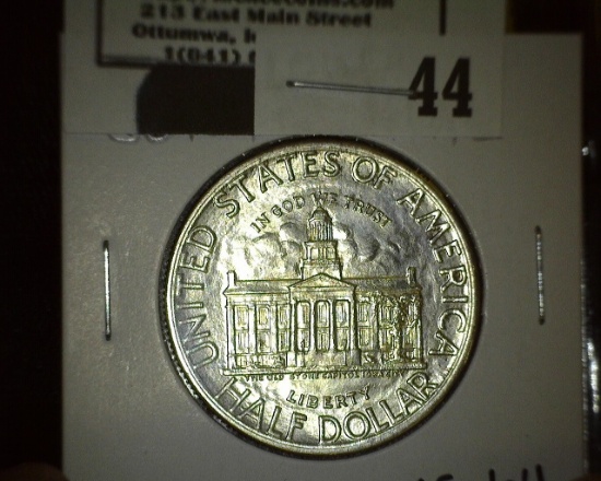 1846-1946 Iowa Statehood Centennial Commemorative Half Dollar, Super attractive and quite flashy.