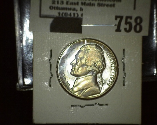 1939 D Jefferson Nickel Superb Gem BU. Key date.