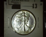 1936 S Walking Liberty Half Dollar, high grade.