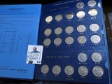 1922-67 Nearly Complete Set of Canada Nickels in a Deluxe Whitman album. Missing only the 1925 & 192