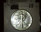 1938 D Walking Liberty Half Dollar, Super Key Date! Flashy!