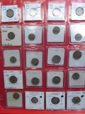 20-pocket plastic page with (20) different Cuba and Curacao/Netherlands Coins, some are BU.