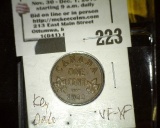 1922 Canada Small Cent, Keydate, Very Fine, EF..