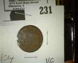 1925 Canada Small Cent, Keydate, VG.