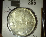 1950 Canada George VI Silver Dollar. AU.