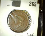 1827 U.S. Large Cent, Fine.