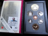 1989 Canada Proof Set in original holder, this is the only set which contains both the 1989 Silver a