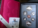 1987 Canada Silver Proof Set with Voyageur and 