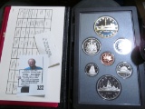 1984 Canada Silver Proof Set with Voyageur and 