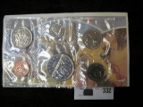 1984 Royal Canadian Mint Set in original envelope as issued. (6 pcs.).