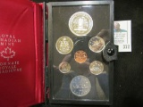 1977 Canada Double Struck Set with both the Silver 