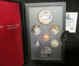 1985 Royal Canadian Mint Proof Set with both the Silver Commemorative 