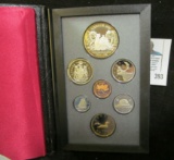 1989 Royal Canadian Mint Proof Set with both the Silver Commemorative 