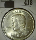 1860-1999 John F. Kennedy Commemorative $10 Republic of Liberia Coin, BU.