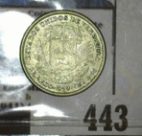 1929 Venezula 1/2 Bolivar