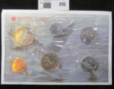 1995 Canada Mint Set in original cellophane and envelope of issue. (6 pcs.).