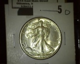 1934 P Walking Liberty Half Dollar, Super Brilliant.