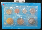 1999 Canada Mint Set in original cellophane and envelope of issue with $2 commemorative Inuit Coin.