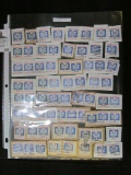 (68) Official Mail Stamps in a plastic page.