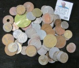 Group of (70) Various Foreign Coins, a few are quite interesting.