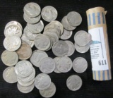 (40) Old dated Buffalo Nickels. All Pre 1939.