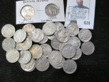 (33) Old dated Buffalo Nickels. All Pre 1939; & 2005 issue Bison Nickel.