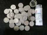 Roll of (38) 1940 2 1/2c Pieces from Panama. (very unusual to find in quantity).