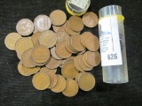 Roll of (52) 1940 1 1/4c Pieces from Panama. (very unusual to find in quantity). Most grade EF or be