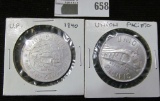 (2) Different Union Pacific Railroard Coins, including a 1940 and an undated one.