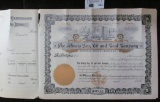 Original unissued Stock Certificate 