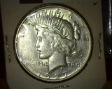 1927 D U.S. Peace Silver Dollar, nice!!!