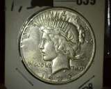 1935 S U.S. Peace Silver Dollar very attractive.