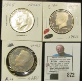 1965 P BU, 82 S Proof, & 84 S Proof Kennedy Half Dollars.