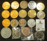 (5) Double Eagle Coins & (13) miscellaneous medals.